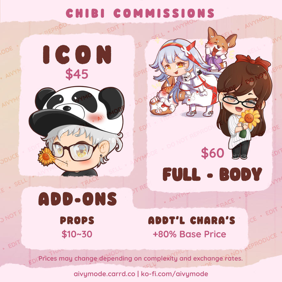 chibi commissions aivymode