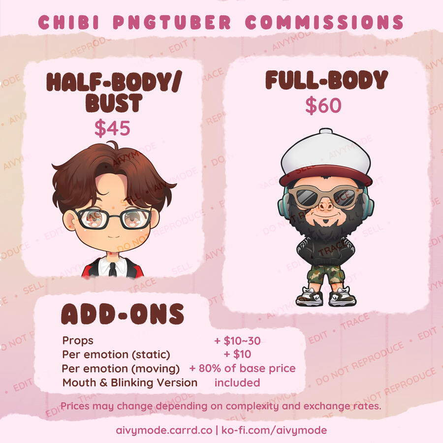 emotes aivymode commissions